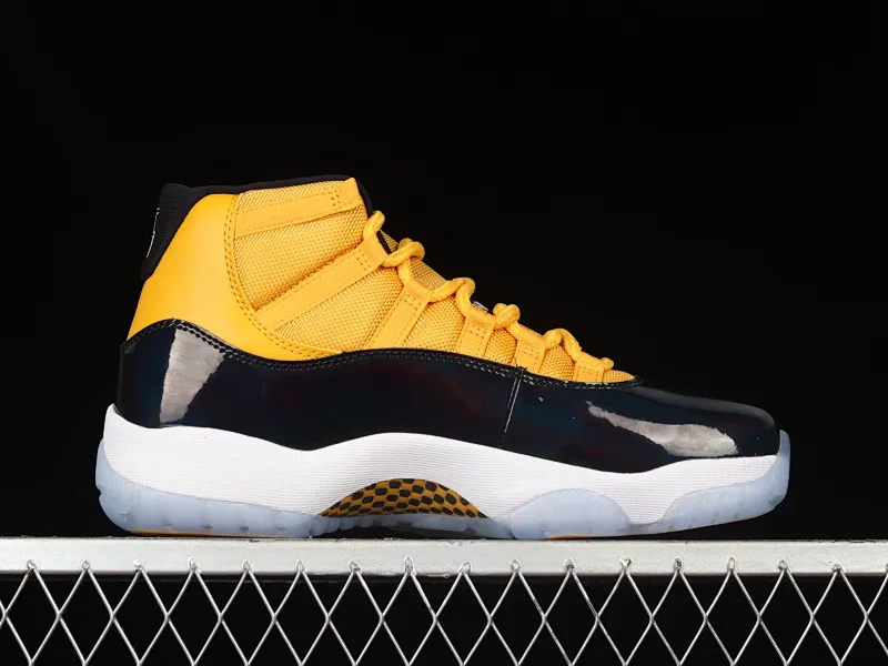 All categories Air Jordan Jordan series basketball shoes Air Jordan 11 pure original version Air Jordan 11 Retro "Black Yellow" AJ11 Joe 11 black yellow CT8012-118